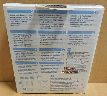 Vivanco SBX84 Scart Management 3 fach Umschaltpult Manual Adapter Splitter*so538