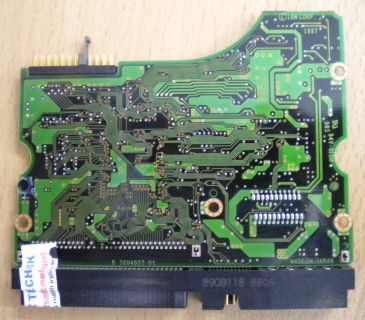 IBM DDRS-39130 E182115 S SCSI 9130MB PCB Controller Elektronik Platine* fe136