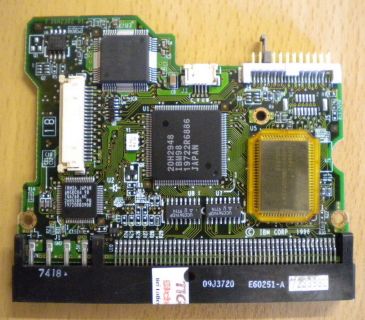 IBM DCAS-34330 E182115 S SCSI 4330MB PCB Controller Elektronik Platine* fe142