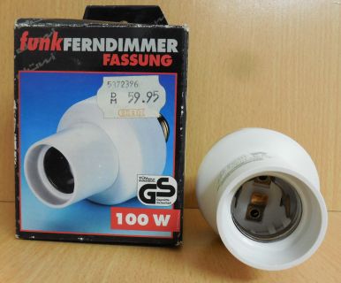 düwi funk Ferndimmer Fassung 05245 für Glühlampen 60-100 W max 15m* so545