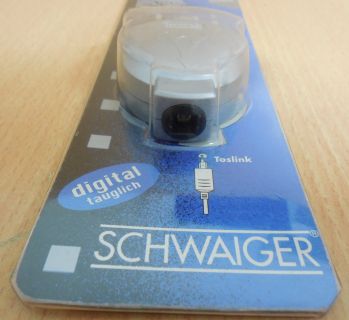 Schwaiger LWA 2001 Lichtwellenleiter Y Verteiler digital tauglich Toslink* so552