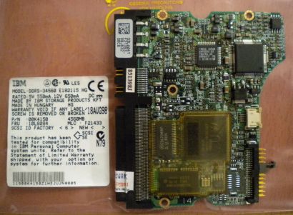IBM DDRS-34560 E182115 HG SCSI 4560MB PCB Controller Elektronik Platine* fe146