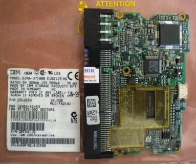 IBM DJNA-371800 E182115 HG IDE 18GB PCB Controller Elektronik Platine* fe151