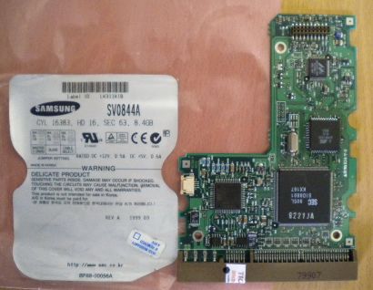 SAMSUNG SV0844A 8.4GB IDE PCB Controller Elektronik Platine* fe161