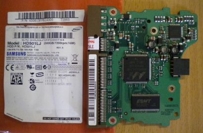 SAMSUNG HD501LJ IDE 500GB PCB Controller Elektronik Platine* fe165