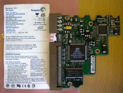 Seagate Barracuda ST3160021A IDE 160GB PCB Controller Elektronik Platine* fe176
