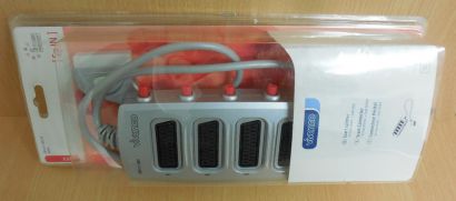 Schwaiger SBX 5.1 DEC 5-fach Scart Verteiler Umschalter 1xStecker 5xBuchse*so558