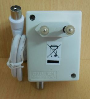 Vivanco ST VZV 15S Splitter TV Zwei Geräteverstärker SAT Verstärker 2x15dB*so559