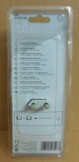 Vivanco ST VZV 15S Splitter TV Zwei Geräteverstärker SAT Verstärker 2x15dB*so559