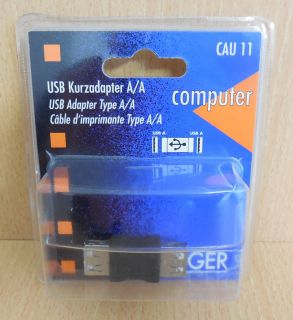 Schwaiger CAU 11 USB Kurzadapter Typ A Stecker - Typ A Stecker* so575