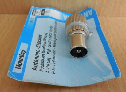 Skymaster Antennen-Stecker Koax Stecker Metall Antennen Stecker hochwertig*so602