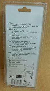 Schwaiger SAT Antennen Kabel Empfänger Anschlusskabel 5m 100Hz 85dB Ferrit*so613