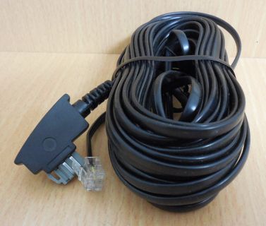 TAE N AB FAX Modem Kabel 10m Länge TAE-N Stecker - RJ11 Western* so622
