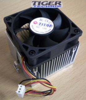 TITAN TTC D3TB Sockel Intel 370 AMD 462 A 60mm Prozessorkühler CPU Lüfter* ck198