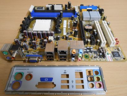 Asus M2N68-LA Rev 2.00 Mainboard +Blende Sockel AM2 HP Narra2 5188-8534* m721