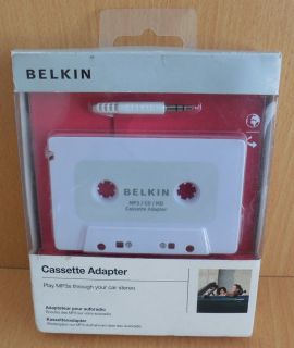 Belkin KFZ Adapter Kassette CD MD MP3 iPod tragbare Geräte an Autoradio* so643