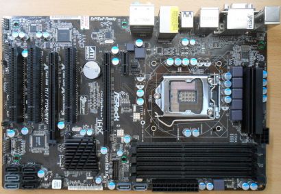ASRock H77 Pro4 MVP Rev 1.07 Mainboard +Blende Intel H77 Sockel 1155 DDR3* m725