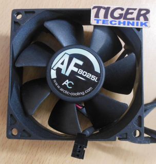 Arctic Cooling AF8025L 1500RPM 80mm 3-pol 12V 0.1A Gehäuse Lüfter* gl54