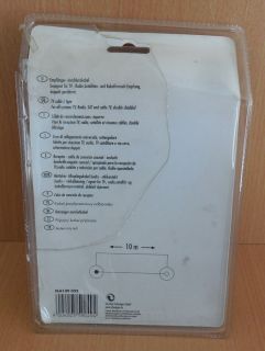 Schwaiger Antennen Empfänger Anschluss Kabel 10m Koax Stecker Winkelbuchse*so655