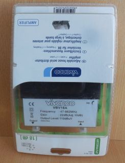 Vivanco VBV 18A-N Einstellbarer Hausanschluss Verstärker für BK SAT 18dB* so659