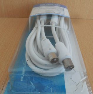 Schwaiger KVKF 30 SAT TV Radio 100Hz Antennenkabel 3m Koax Stecker Buchse* so660