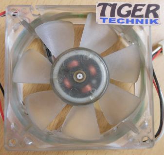 Sharkoon Luminous LED FAN blau 80mm 3-pol Gehäuse Lüfter* gl62