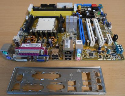 ASUS M2A-VM Rev 1.01G Mainboard +Blende Sockel AM2+ VGA DVI GLAN Audio PCIe*m729