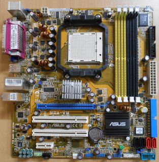 ASUS M2A-VM Rev 1.01G Mainboard +Blende Sockel AM2+ VGA DVI GLAN Audio PCIe*m729