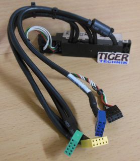 HP Compaq 510974-001 SFF USB Audio Power Schalter +LEDs Front IO Panel* pz313