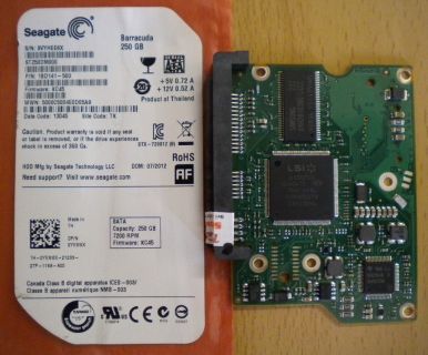 Seagate Barracuda ST250DM000 SATA 250GB PCB Controller Elektronik Platine* fe178