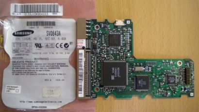 SAMSUNG SV0643A 6.4GB IDE PCB Controller Elektronik Platine* fe181