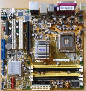 Asus P5B-VM Rev 1.04G P3-PH5X Mainboard Sockel 775 Intel G965 VGA LAN DDR2*m733