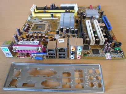 Asus P5B-VM Rev 1.04G P3-PH5X Mainboard Sockel 775 Intel G965 VGA LAN DDR2*m734