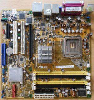 Asus P5B-VM Rev 1.04G P3-PH5X Mainboard Sockel 775 Intel G965 VGA LAN DDR2*m734