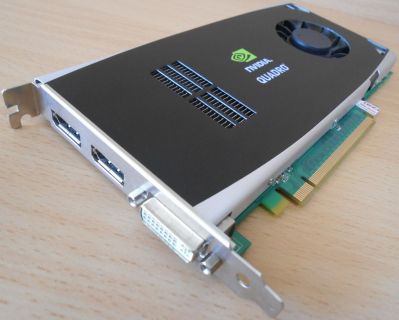 NVIDIA QUADRO FX 1800 768MB GDDR3 192Bit 1xDVI 2xDisplayport Grafikkarte* g316