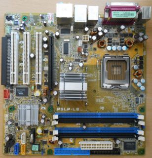 Asus P5LP-LE Rev 1.05 HP Emery-UL8E 5188-2545 Mainboard +Blende Sockel 775* m741