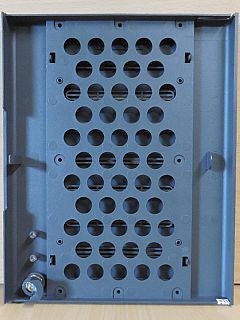 Chieftec LBX-01B-B-B PC Gehäuse Frontblende Tür mit Schloss Anthrazit* pz334