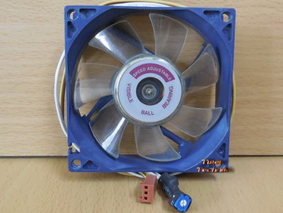 Compuman PL 80B 12HH Lüfter 80mm 12V FAN 3pin Drehzahlregler Temposteuerung*GL70