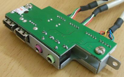 Systemax Booksize PC BD08536-01A 2x USB + Audio Front IO 28015* pz344