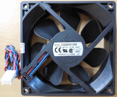 Delta Electronics DSB0912M 3-pol 92mm DC 12V 0.19A Gehäuselüfter Fan* GL74