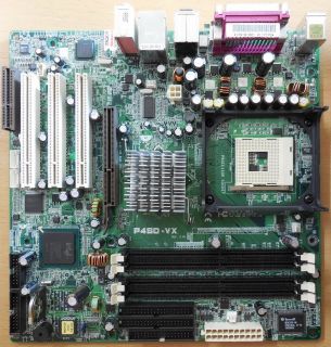 Asus P4SD-VX Rev2.01 Mainboard +Blende Sockel 478 Sony Vaio AGP LAN Audio* m760