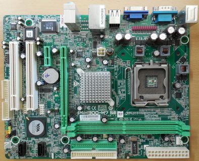 Biostar P4M900-M7 SE Ver7.0 Mainboard +Blende VIA Sockel 775 VGA PCIe DDR2* m766