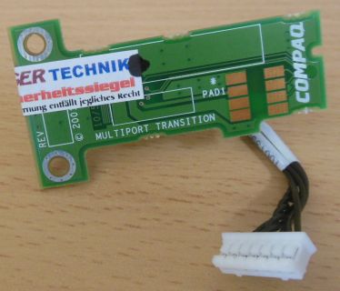 HP Compaq Multiport Transition Board + Kabel 238744-001 EVO D510 USDT* pz368