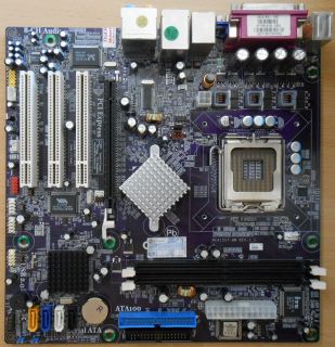 ECS RC415ST-HM Rev1.1 HP Asterope5-GL8E 5188-6059 Mainboard +Blende So 775* m770