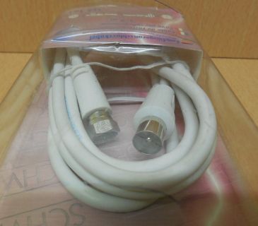 Schwaiger SAT Antennen Kabel Empfänger Anschlusskabel 1,5m F Stecker Koax* so671