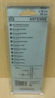 Schwaiger MIS 60 Mast Kabelführung Set für Mastdurchmesser 18 - 60mm* so681
