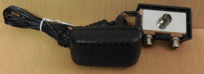 Schwaiger BS 6822 2 Geräte TV Verstärker 2x 8dB kabeltauglich mit Netzteil*so690