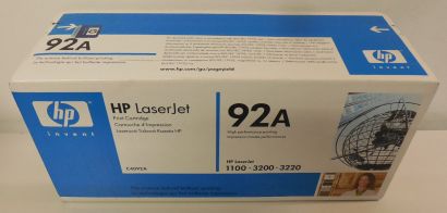 HP LaserJet 92A Toner Print Cartridge C4092A Laserjet 1100 3200 3220* dr03 HP LaserJet 92A Toner Print Cartridge C4092A Laserjet 1100 3200 3220* dr03