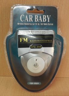 Car Baby AFC-308 Wireless Handsfree Car Kit by Car Radio System FM Radio* so696