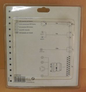 Schwaiger DVDSET10 DVD Verbindungs Set 15m 4 teilig SVHS Cinch Kabel Scart*so697